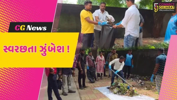 અંકલેશ્વર: તાલુકા ભાજપ દ્વારા ગોલ્ડનબ્રિજ નજીક આવેલ સ્મશાન પાસે સફાઈ અભિયાન હાથ ધરાયુ