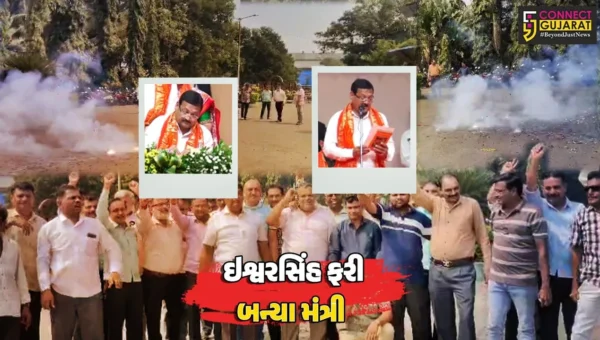 અંકલેશ્વર: દાદાની નવી ટીમમાં MLA ઇશ્વરસિંહ પટેલ બન્યા મંત્રી, વતન કુડાદરા અને પંડવાઈમાં ઉત્સવનો માહોલ