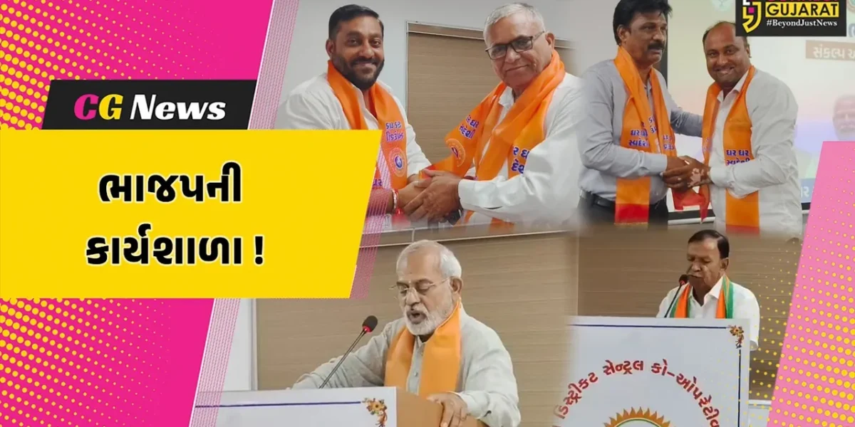 ભરૂચ: ભાજપ દ્વારા આત્મનિર્ભર ભારત અભિયાન અંતર્ગત કાર્યશાળા યોજાય