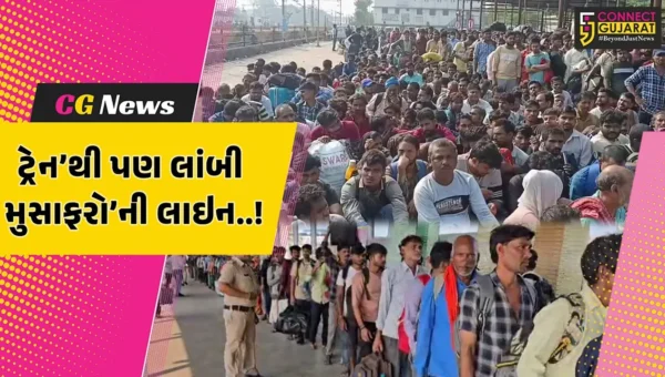 સુરત : ઉધના રેલવે સ્ટેશન પર લાગી પરપ્રાંતીય મુસાફરોની લાંબી કતાર, પોલીસ દ્વારા ગોઠવાયો ચુસ્ત બંદોબસ્ત…