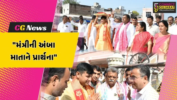 બનાસકાંઠા : નવનિયુક્ત મંત્રી પ્રવીણ માળીએ અંબાજી ખાતે માઁ અંબાને શીશ ઝુકાવ્યું,  રાજ્યની શાંતિ,સમૃદ્ધિ,સુખાકારી માટે કરી પ્રાર્થના