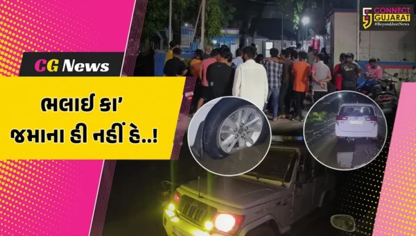 વલસાડ : માર્ગ પર ફસાયેલી કારની મદદે આવેલા યુવકોને પોલીસે માર માર્યો, નિર્દોષોની અટકાયત થતાં ગ્રામજનોમાં રોષ…