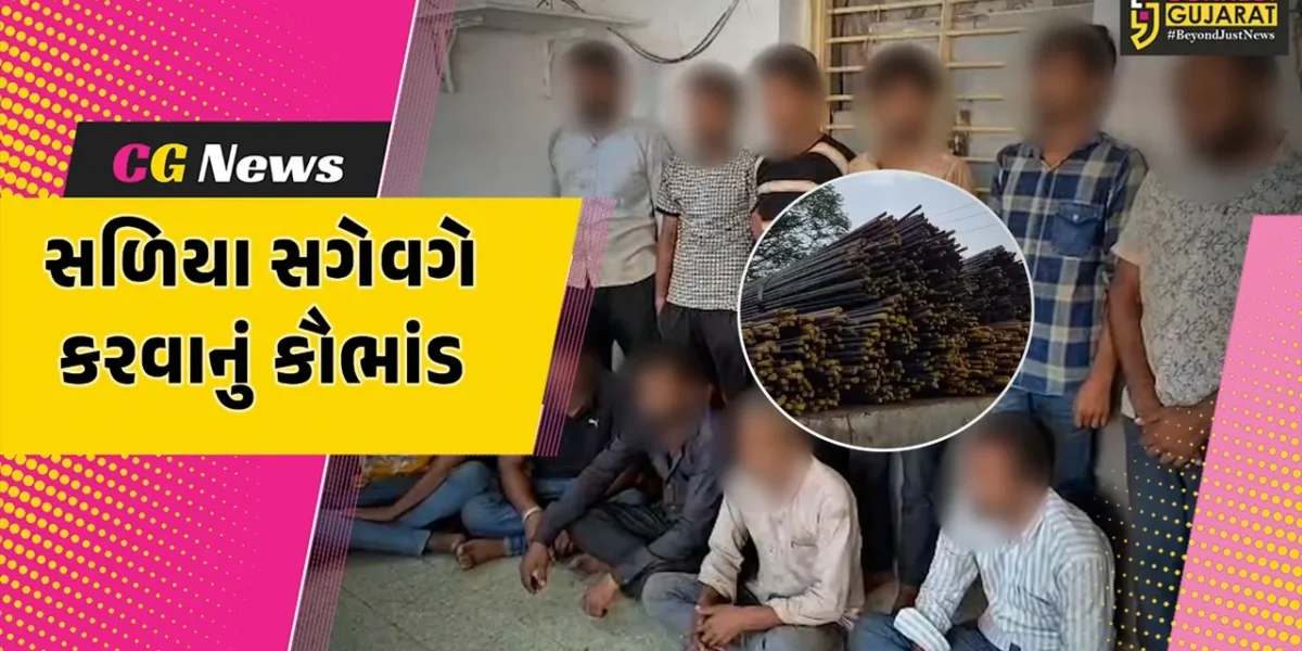 અંકલેશ્વર: સ્ટેટ મોનીટરીંગ સેલે લોખંડના સળિયા સગેવગે કરવાનું મોટું કૌભાંડ ઝડપી પાડ્યું, રૂ.1 કરોડના મુદ્દામાલ સાથે 11 આરોપીની ધરપકડ