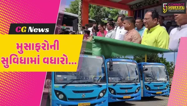 સુરત : ગૃહ રાજ્યમંત્રી હર્ષ સંઘવીની અધ્યક્ષતામાં 40 નવી GSRTC બસોનું લોકાર્પણ કરાયું…