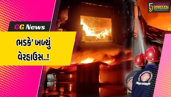 સુરત : કોસંબા નજીક મહુવેજ ઇન્ડસ્ટ્રીઝ વિસ્તારના વેરહાઉસમાં ભીષણ આગ ફાટી નીકળતા દોડધામ…