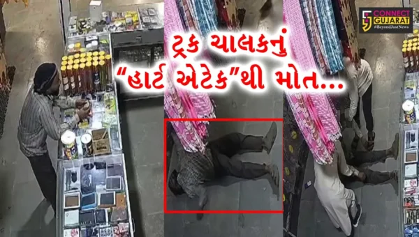 ભરૂચ : આમોદની સમા હોટલ પર સોડા લેવા ગયેલ ટ્રક ચાલકનું હાર્ટ એટેકથી મોત, સમગ્ર ઘટનાના CCTV ફૂટેજ બહાર આવ્યા…
