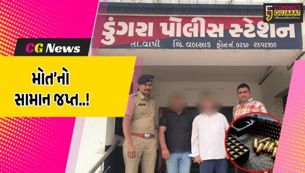 વલસાડ : વાપીના છીરી વિસ્તારમાંથી 2 પિસ્તોલ-14 જીવતા કારતૂસ સાથે 2 શખ્સોની ધરપકડ, અસામાજિક તત્વોમાં ફફડાટ