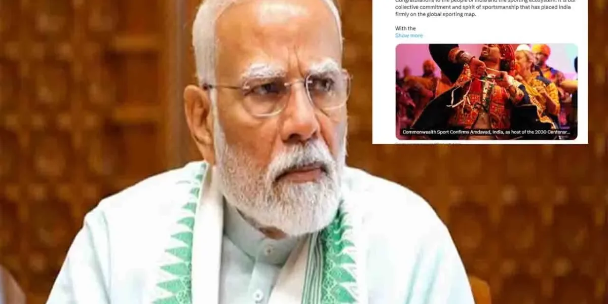 અમદાવાદને કોમનવેલ્થ ગેમ્સ 2030ની યજમાની મળતા PM મોદીએ પાઠવી શુભકામના