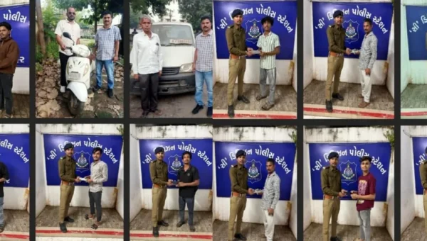 ભરૂચ: સી ડિવિઝન પોલીસે તેરા તુજો અર્પણ અંતર્ગત ગુમ- ચોરી થયેલ  મોબાઈલ અને વાહનો મૂળ માલિકોને પરત કર્યા