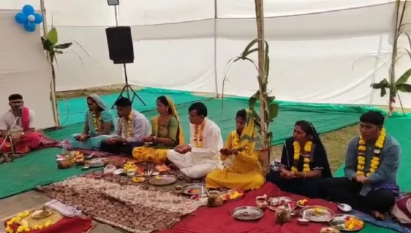 ભરૂચ: નવા તવરા ગામ સ્થિત ત્રિવિધ મંદિરના પાટોત્સવ નિમિત્તે ધાર્મિક કાર્યક્રમો યોજાયા