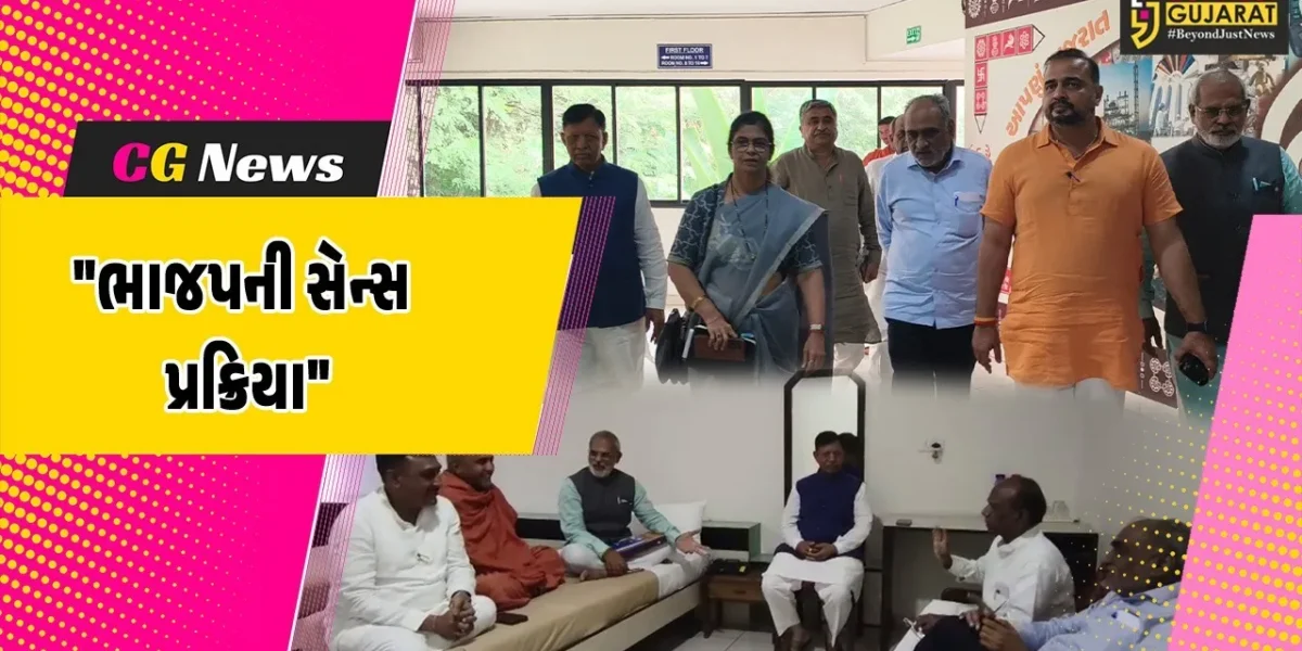 ભરૂચ : જિલ્લા ભાજપ સંગઠન માટે સેન્સ પ્રક્રિયા હાથ ધરાઈ,આવનાર સમયમાં વિવિધ મોરચાના હોદ્દેદારોની થશે નિમણુંક