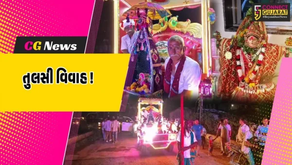 અંકલેશ્વર: બાકરોલના સિદ્ધ ગણેશ આશ્રમ ખાતે તુલસી વિવાહનો કાર્યક્રમ યોજાયો, ભાવિક ભક્તોએ લીધો લાભ