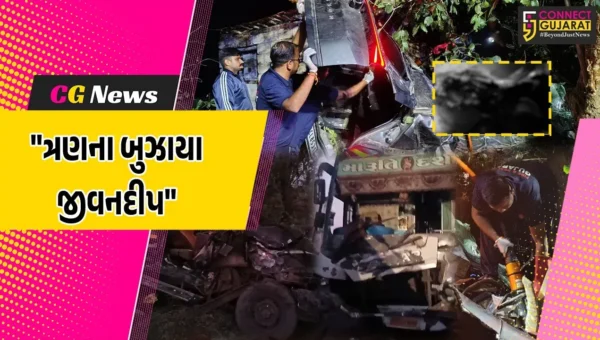 અમરેલી : બે માર્ગ અકસ્માતમાં ત્રણના મોત,બે ઈજાગ્રસ્ત,બેકાબુ કાર ઝાડ સાથે ભટકાય,બીજી તરફ બસ અને પીકઅપ વાન વચ્ચે સર્જાઈ ટક્કર