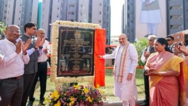 અમદાવાદ : કેન્દ્રીય ગૃહમંત્રી અમિત શાહના હસ્તે વિવિધ વિકાસ કાર્યોના લોકાર્પણ અને ખાતમુહૂર્ત