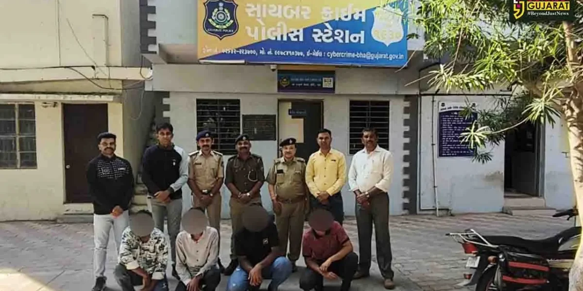 ભરૂચ: નફો કમાવવાની લાલચ આપી રૂ.1 કરોડની સાયબર છેતરપીંડી આચરનાર ગેંગના 4 સાગરીતોની SOGએ કરી ધરપકડ
