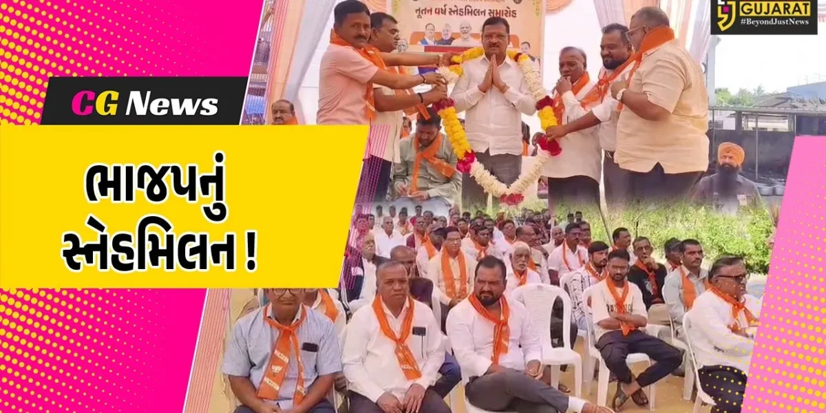 અંકલેશ્વર: હાંસોટના ઇલાવ ગામે BJPનો સ્નેહમિલન સમારોહ યોજાયો,મંત્રી ઇશ્વરસિંહ પટેલનું કરાયુ સન્માન