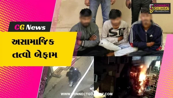 સુરત : પોલીસની ધોંસ છતાં અસામાજિક તત્વો બેફામ,ખાડોદરામાં તોફાનીઓએ ઘર બહાર પાર્ક કરેલ વાહનોમાં લગાવી આગ