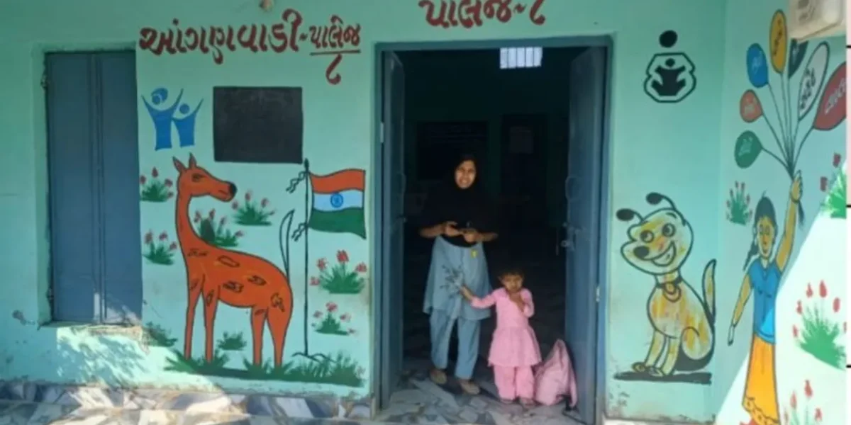 ભરૂચ: જિલ્લાના 906 આંગણવાડી કેન્દ્રોને આકર્ષક આંગણવાડી તરીકે વિકસાવવાનો પ્રોજેકટ, પ્રી સ્કૂલ જેવો અપાયો લુક