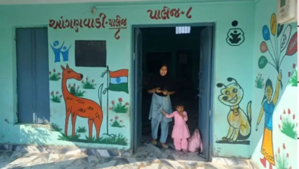 ભરૂચ: જિલ્લાના 906 આંગણવાડી કેન્દ્રોને આકર્ષક આંગણવાડી તરીકે વિકસાવવાનો પ્રોજેકટ, પ્રી સ્કૂલ જેવો અપાયો લુક