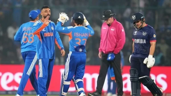 ટી20 વર્લ્ડ કપ 2026 : ભારતે નામીબિયાને 93 રનથી હરાવી સતત બીજી જીત મેળવી