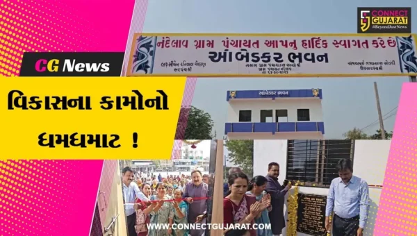 ભરૂચ: નંદેલાવ ગ્રામ પંચાયત વિસ્તારમાં વિકાસના વિવિધ કાર્યોનું લોકાર્પણ-ખાતમુહૂર્ત, MLA રમેશ મિસ્ત્રી રહ્યા ઉપસ્થિત