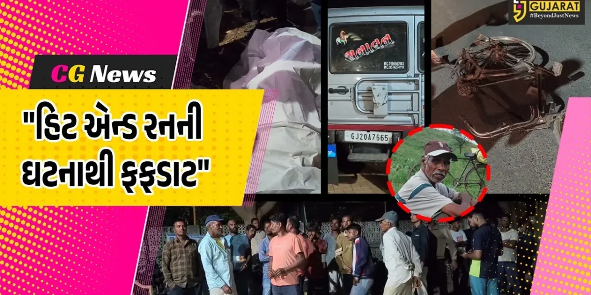 દાહોદ : કાળમુખી ક્રૂઝરે સાયકલ સવાર વૃદ્ધનો ભોગ લીધો,હિટ એન્ડ રનની ભયાનક ઘટના!