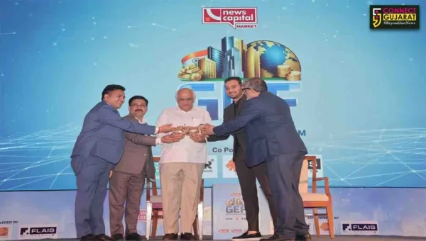 ગાંધીનગર: GIFT સિટીમાં યોજાઈ GEF 2026, CM ભૂપેન્દ્ર પટેલે નવી ચેનલ ન્યૂઝ કેપિટલ માર્કેટનો કરાવ્યો શુભારંભ