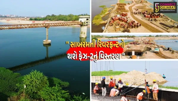 અમદાવાદ : રૂપિયા 1,200 કરોડના ખર્ચે સાબરમતી રિવરફ્રન્ટનો થશે ‘ફેઝ-2’ વિસ્તરણ,ઇન્ફ્લેટેબલ રબર બેરેજ બનશે