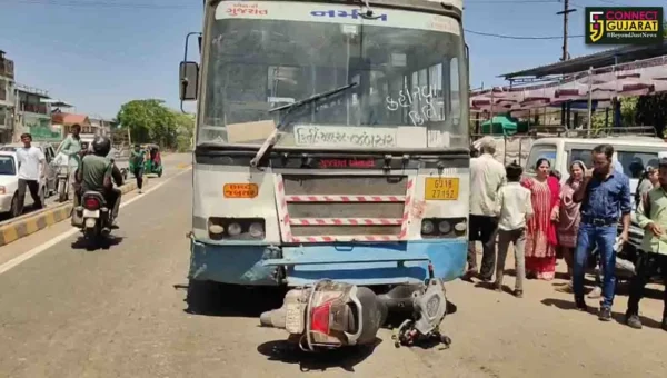 ભરૂચ: જંબુસરની ડાભા ચોકડી નજીક એસ.ટી.બસની ટકકરે બાઈક ચાલકનું મોત, એક વ્યક્તિ ઇજાગ્રસ્ત