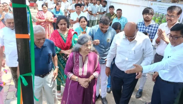 અંકલેશ્વર: સ્વામી વિવેકાનંદ સ્કૂલમાં પર્યાવરણની જાળવણીના હેતુસર કમ્પોસ્ટિંગ પ્લાન્ટનું લોકાર્પણ