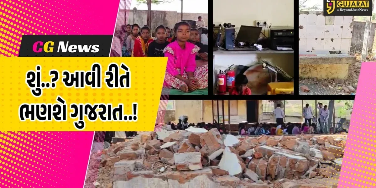 દાહોદ : પીપળાપાણી પ્રાથમિક શાળા-મકાનના અભાવે બાળકો પતરાના શેડ નીચે બેસીને શિક્ષણ લેવા મજબૂર બન્યા…