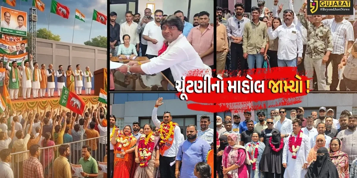 ભરૂચ: નગરપાલિકાની ચૂંટણીમાં રાજકીય પક્ષોના ઉમેદવારોએ ભર્યા ઉમેદવારી પત્ર, કર્યા જીતના દાવા