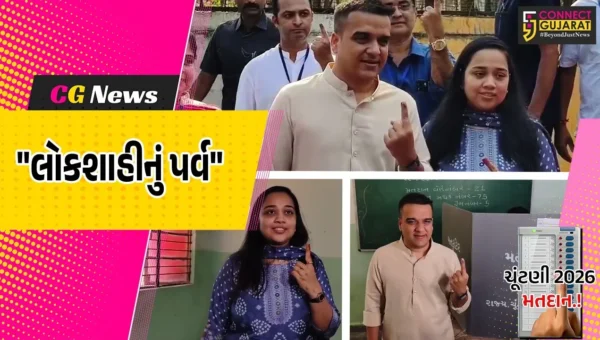 સુરત : લોકશાહીનું પર્વ,નાયબ મુખ્યમંત્રી હર્ષ સંઘવીએ પત્ની સાથે કર્યું મતદાન,સૌને મતદાન કરવા કરી અપીલ