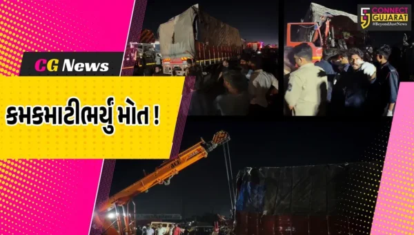 અંકલેશ્વર: NH 48 પર ઉભેલી ટ્રક પાછળ ટેમ્પો ભટકાતા અકસ્માત, ટેમ્પો ચાલકનું કેબિનમાં જ ફસાઈ જતા કમકમાટી ભર્યું મોત