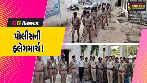 અંકલેશ્વર: ચૂંટણી પૂર્વે સંવેદનશીલ વિસ્તારોમાં પોલીસની ફ્લેગ માર્ચ, સુરક્ષા અને સલામતીનો અનુભવ કરાવાયો