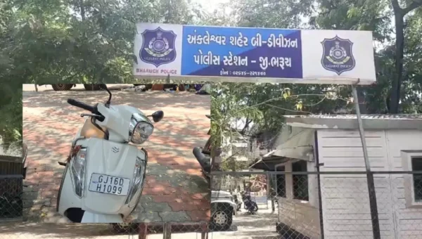 અંકલેશ્વર: ક્રાઇમ બ્રાન્ચે માંડવા ગામના આહિર ફળિયામાંથી વિદેશી દારૂ અને વાહન મળી કુલ 1 લાખથી વધુનો મુદ્દામાલ કબ્જે કર્યો