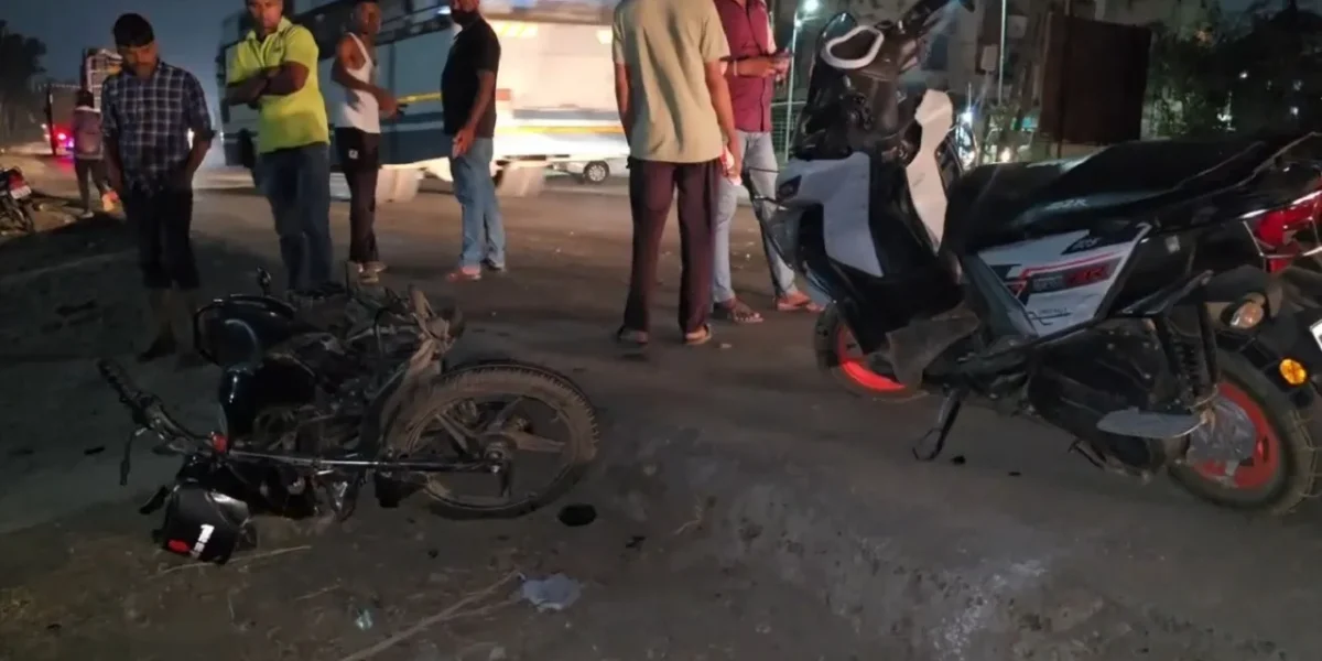 અંકલેશ્વર: કોસમડી નજીક 2 બાઈક સામસામે ભટકાય, 3 લોકો ઇજાગ્રસ્ત