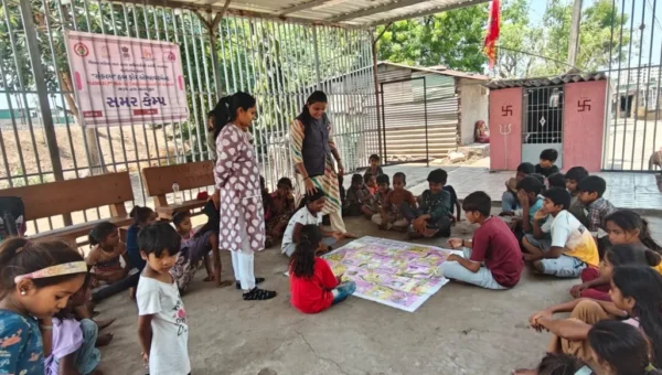 ભરૂચ: ડિસ્ટ્રિક્ટ હબ ફોર એમ્પાવરમેન્ટ ઓફ વુમન દ્વારા ઝૂંપડપટ્ટી વિસ્તારની બાળાઓ માટે સમર કેમ્પનું આયોજન કરાયું