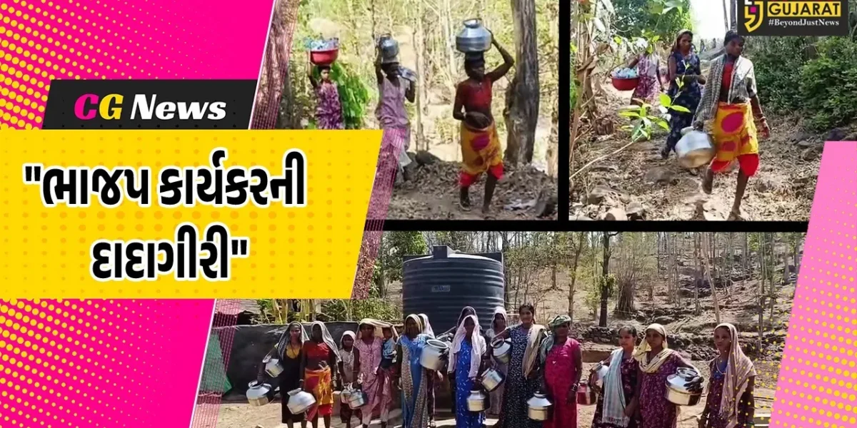 વલસાડ : ગાઢવી ગામના ભાજપ કાર્યકરની દાદાગીરી,ગ્રામજનોએ ઓછા મત આપવા બદલ લોકોને પાણી માટે તરસતા કરી દીધા