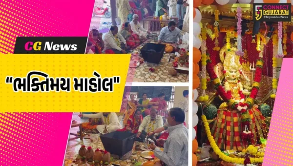 અંકલેશ્વર : ચૌટા બજાર સ્થિત શ્રી અંબાજી મંદિરનો 59મો પાટોત્સવ ઉજવાયો,માતાજીના સાનિધ્યમાં ભક્તોએ લીધો લાભ