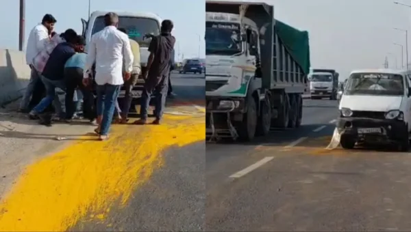 અંકલેશ્વર : NH-48 પર મસાલા ભરેલ ઇકો કાર પલટી જતા દોડધામ, 2 લોકોને ઇજા