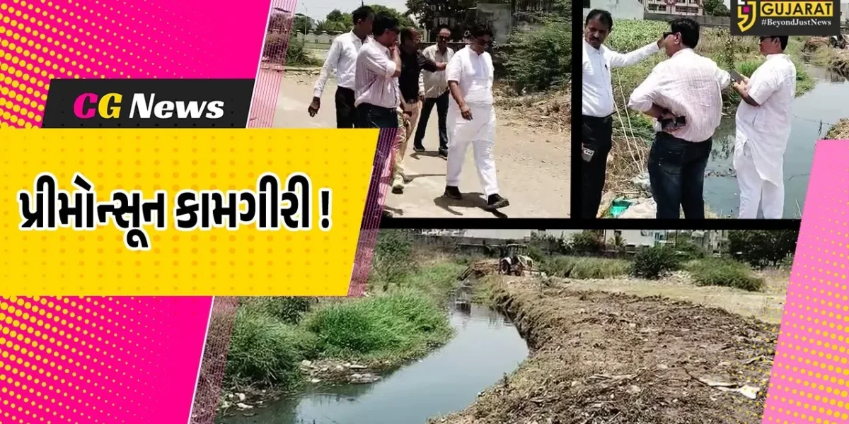 અંકલેશ્વર:નગર પાલિકા દ્વારા વરસાદી કાંસની સાફ સફાઈ સાથે પ્રિ-મોન્સૂન કામગીરીનો પ્રારંભ
