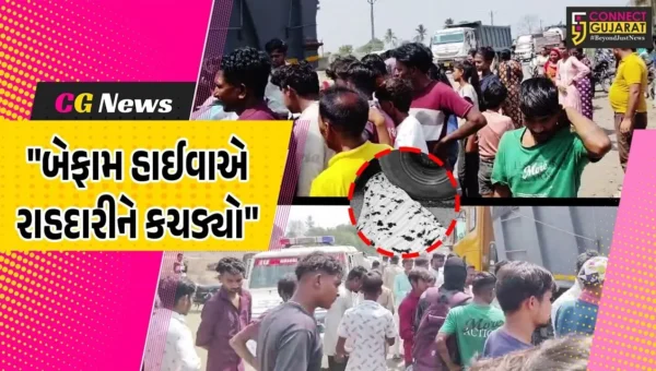 ભરૂચ : ઝઘડિયાના ગોવાલી ગામે હાઈવા ટ્રકની અડફેટે રાહદારીનું કમકમાટીભર્યું મોત