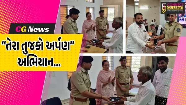 સાબરકાંઠા : “તેરા તુજકો અર્પણ” અભિયાન અંતર્ગત પોલીસે ગુમ-ચોરી થયેલા રૂ. 34 લાખના મોબાઈલ માલિકોને પરત કર્યા…