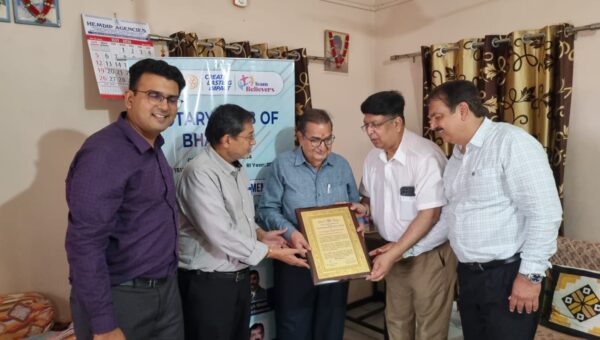 ભરૂચ: વિશ્વ ચાર્ટર્ડ એકાઉન્ટન્ટ્સ ડે નિમિત્તે રોટરી ક્લબ દ્વારા વરિષ્ઠ ચાર્ટર્ડ એકાઉન્ટન્ટ્સનું સન્માન કરાયુ