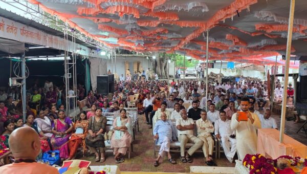 ભરૂચ: હાંસોટના વમલેશ્વર ગામ ખાતે શ્રી રેવા સંગમ તીર્થધામ વિકાસ મંડળ દ્વારા હિન્દુ ધર્મસભા યોજાઈ