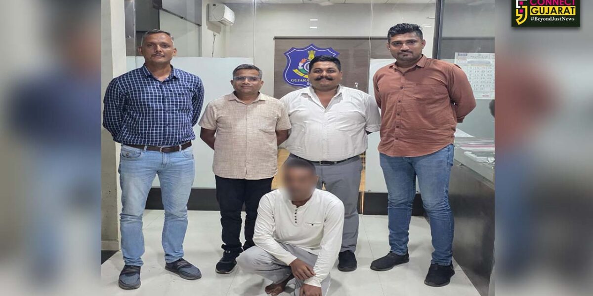 અંકલેશ્વર: ₹11.72 લાખના હેરોઈન કેસનો ફરાર આરોપી SOGના હાથે ઝડપાયો
