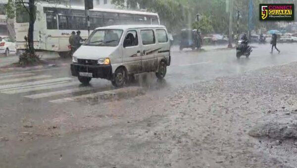 અંકલેશ્વર: ભરબપોરે ધોધમાર વરસાદ વરસતા ઉકળાટ અને બફારાથી રાહત 