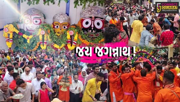 ભરૂચ: આશ્રય સોસા.નજીકના જગન્નાથ મંદિરેથી 21મી રથયાત્રા નિકળી,માનવ મહેરામણ ઉમટ્યુ