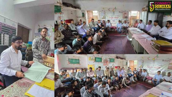 ભરૂચ : ઝઘડિયાના અંતરિયાળ ખાલક ગામમાં  જિલ્લા કલેકટર ડો.નવનાથ ગવ્હાણેએ સરકારી યોજનાઓ અને શૈક્ષણિક સ્તરની કરી સમીક્ષા